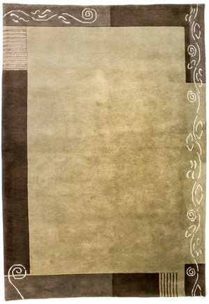 Alfombra de Nepal - 202 x 145 cm - multicolor