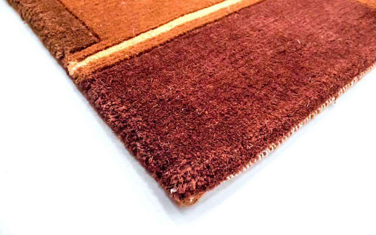 Alfombra de Nepal - 201 x 146 cm - naranja