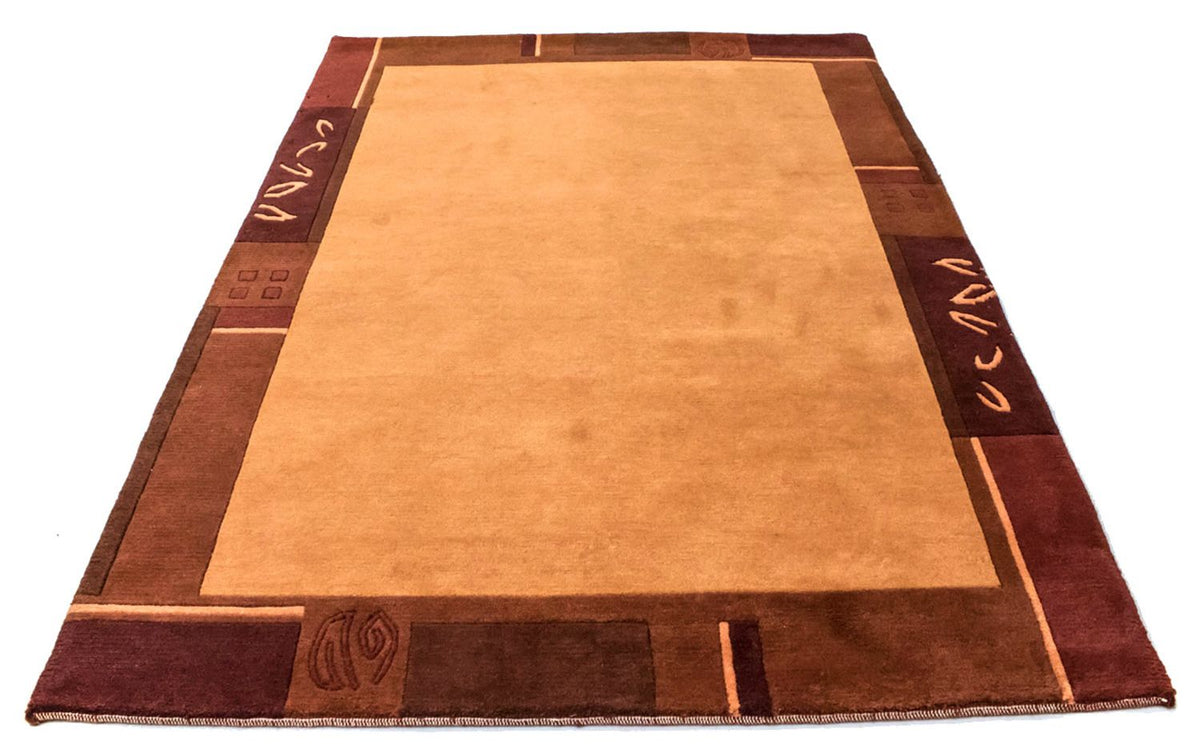 Alfombra de Nepal - 201 x 146 cm - naranja