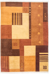 Alfombra de Nepal - 184 x 120 cm - multicolor