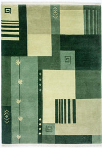 Alfombra de Nepal - 181 x 131 cm - multicolor