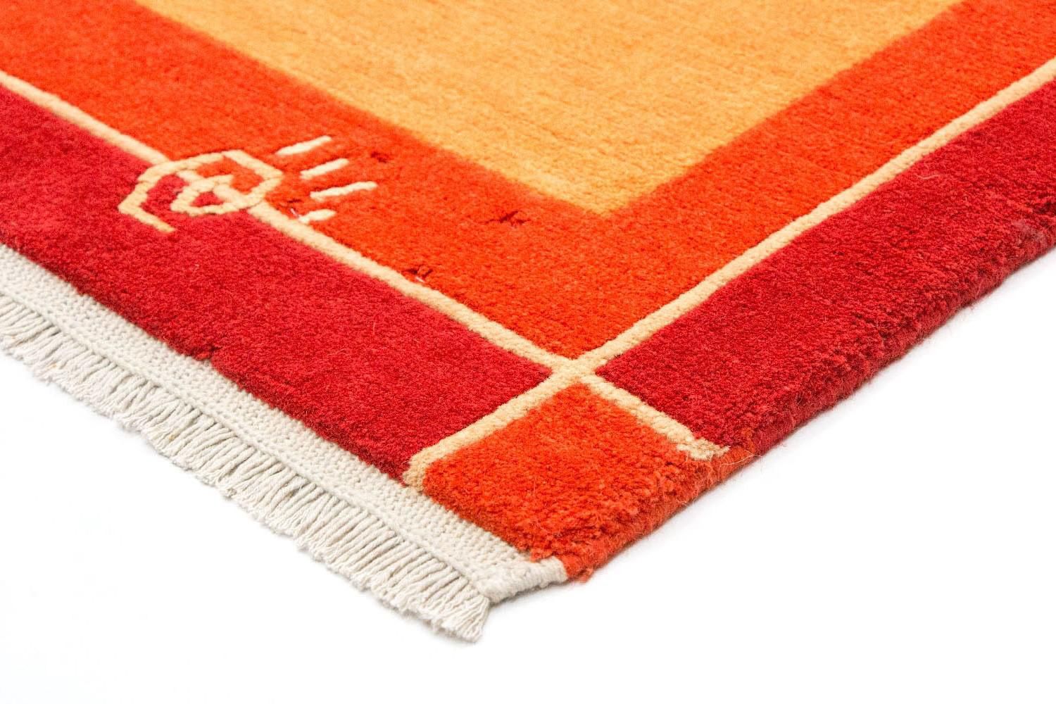 Alfombra de Nepal - 175 x 120 cm - naranja