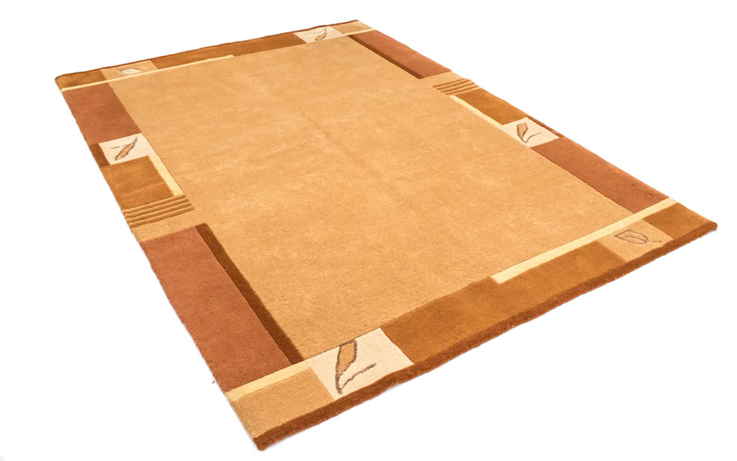Alfombra de Nepal - 240 x 174 cm - naranja