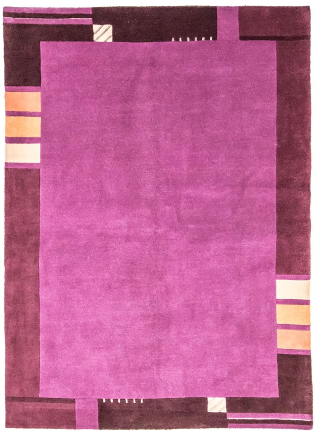 Alfombra de Nepal - 241 x 172 cm - púrpura