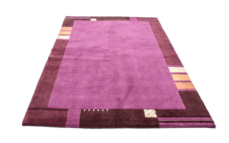 Alfombra de Nepal - 241 x 172 cm - púrpura