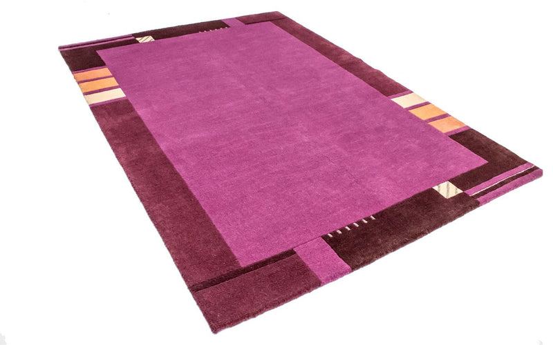 Alfombra de Nepal - 241 x 172 cm - púrpura