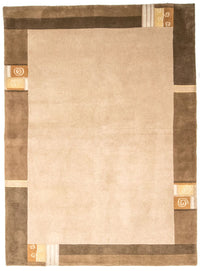 Alfombra de Nepal - 236 x 172 cm - beige
