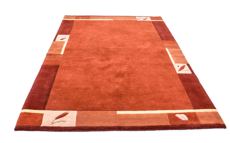 Alfombra de Nepal - 242 x 173 cm - naranja