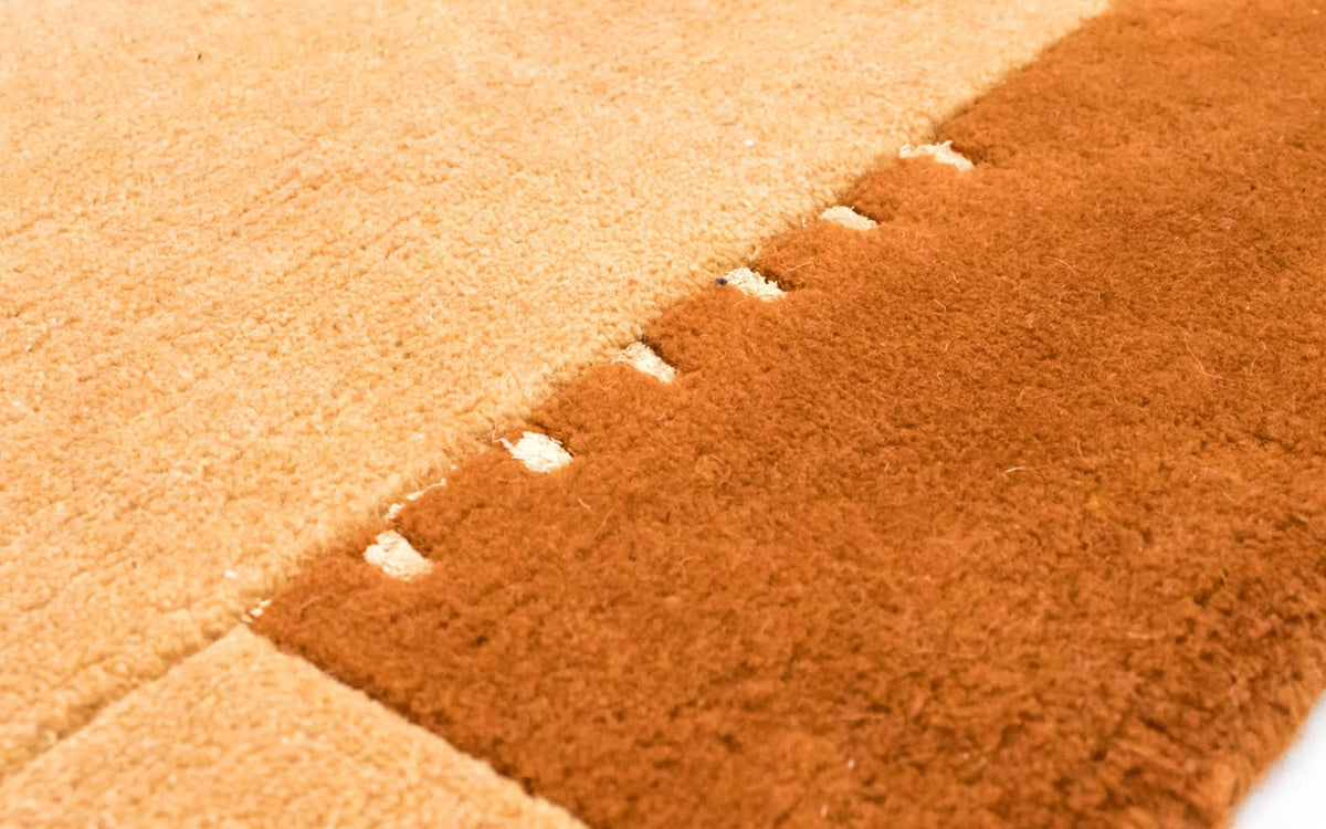 Alfombra de Nepal - 238 x 177 cm - marrón claro