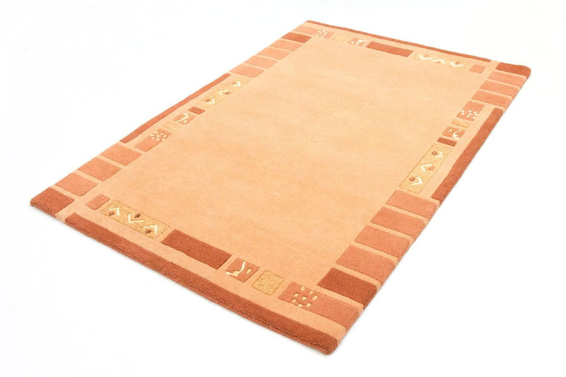 Alfombra de Nepal - 186 x 123 cm - naranja