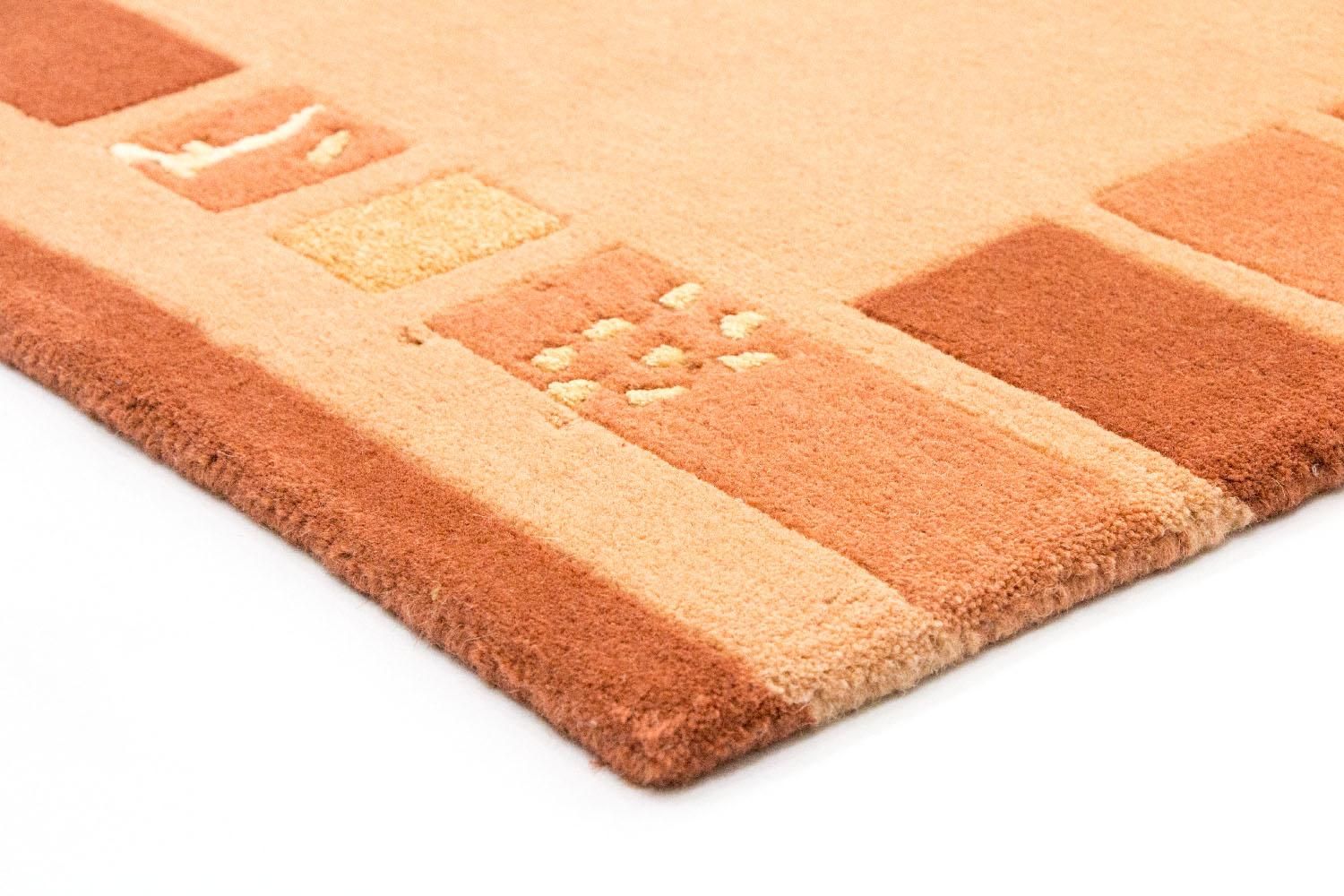 Alfombra de Nepal - 186 x 123 cm - naranja