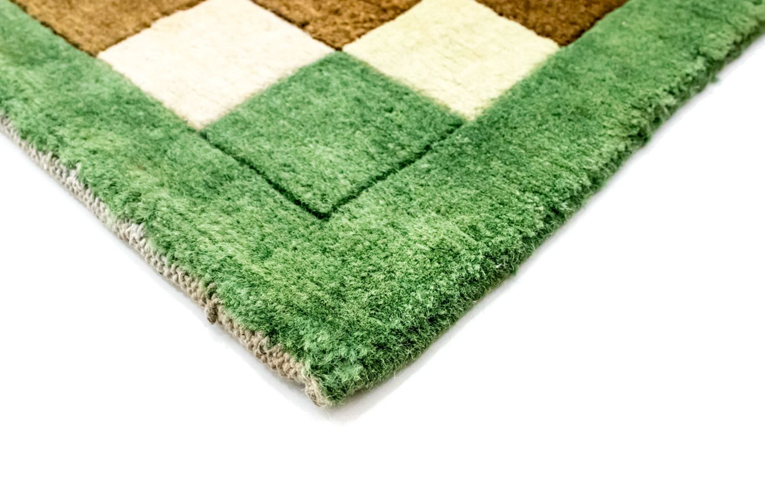 Alfombra de Nepal - 225 x 161 cm - verde
