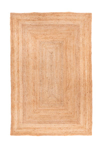Alfombra de yute - 200 x 140 cm - natural