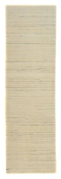 Alfombra de pasillo Alfombra Gabbeh - Indus - 200 x 80 cm - blanco natural
