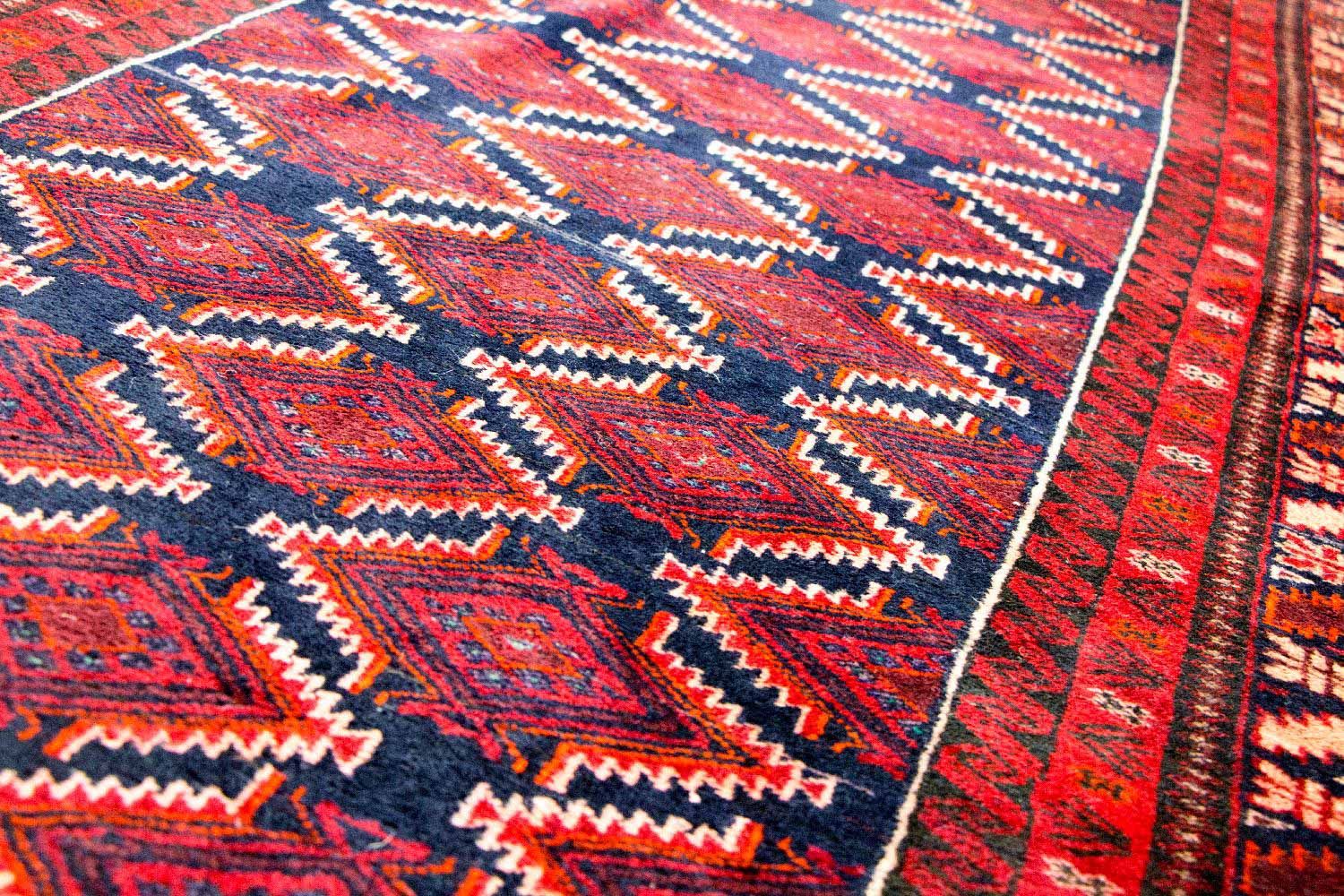 Alfombra Belutsch - 197 x 100 cm - rojo