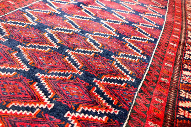 Alfombra Belutsch - 197 x 100 cm - rojo