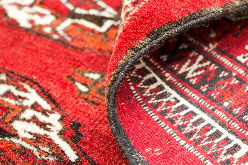 Alfombra afgana - Bukhara - 229 x 174 cm - rojo