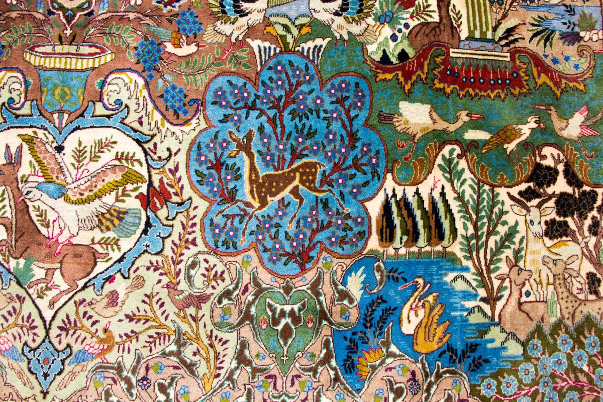 Alfombra persa - Clásica - 390 x 300 cm - multicolor