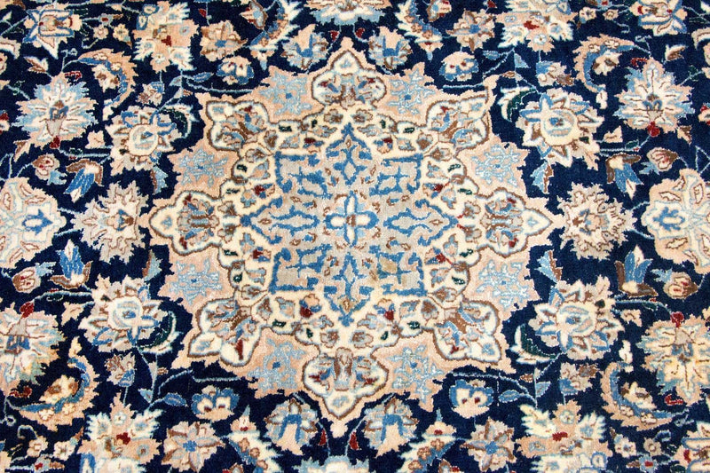 Alfombra Persa - Nain - Prima - 236 x 135 cm - azul oscuro
