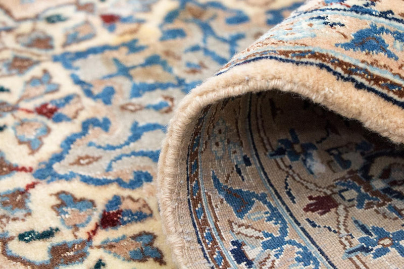 Alfombra Persa - Nain - Prima - 236 x 135 cm - azul oscuro