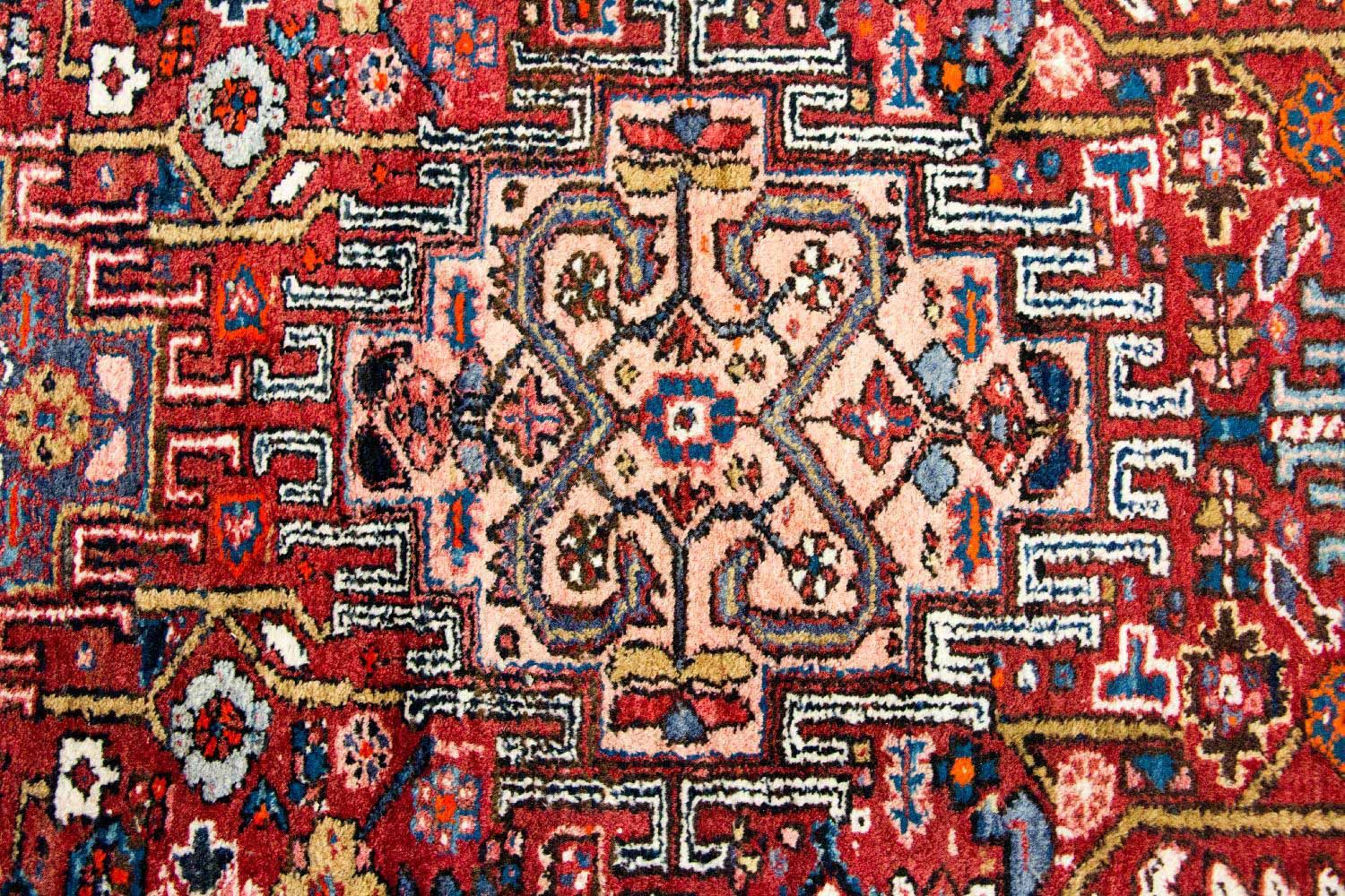 Alfombra de pasillo Alfombra persa - Nómada - 333 x 110 cm - rojo