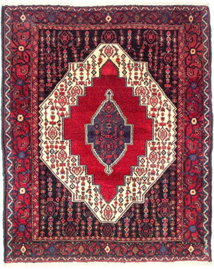 Alfombra persa - Clásica - 158 x 126 cm - rojo
