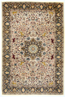 Alfombra persa - Clásica - 220 x 140 cm - beige