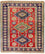 Alfombra Ziegler - Kazak cuadrado  - 217 x 193 cm - rojo