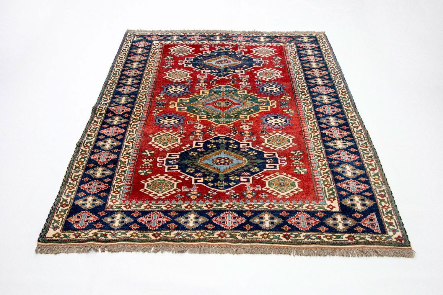 Alfombra Ziegler - Kazak cuadrado  - 217 x 193 cm - rojo