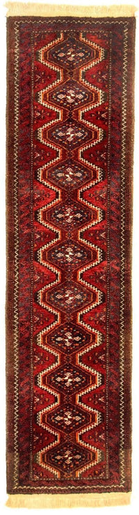 Alfombra de pasillo Alfombra persa - Nómada - 197 x 52 cm - rojo