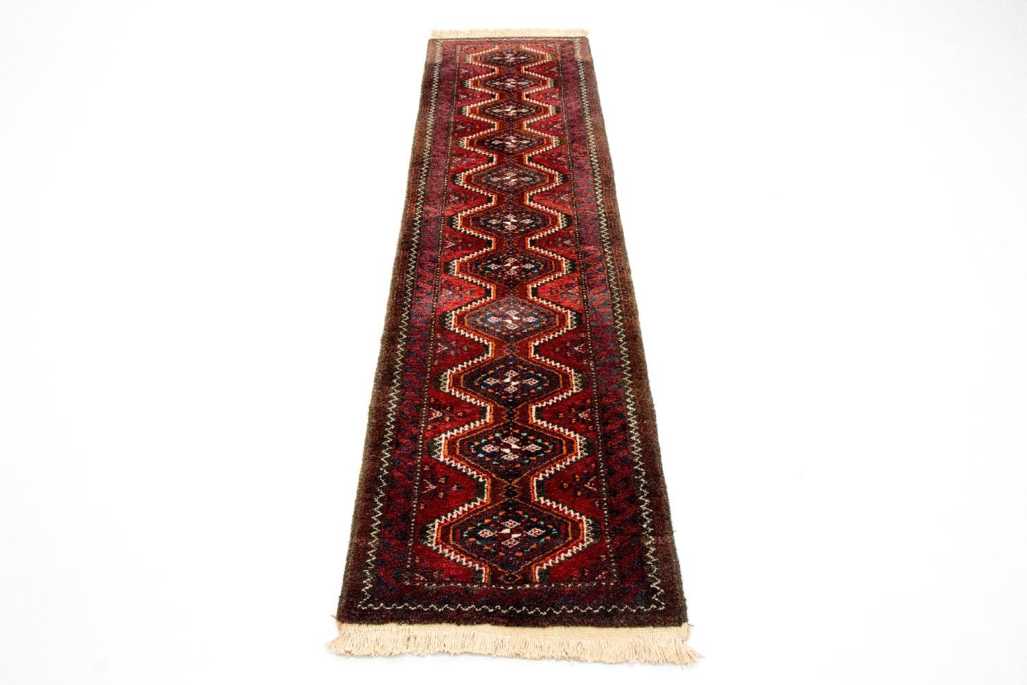 Alfombra de pasillo Alfombra persa - Nómada - 197 x 52 cm - rojo