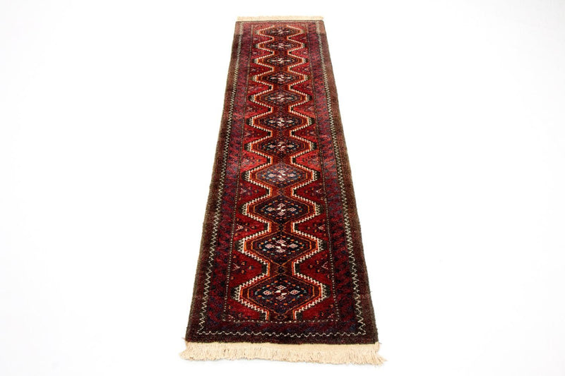Alfombra de pasillo Alfombra persa - Nómada - 197 x 52 cm - rojo