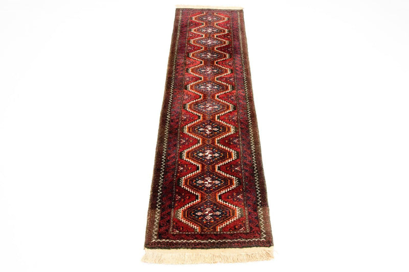 Alfombra de pasillo Alfombra persa - Nómada - 197 x 52 cm - rojo