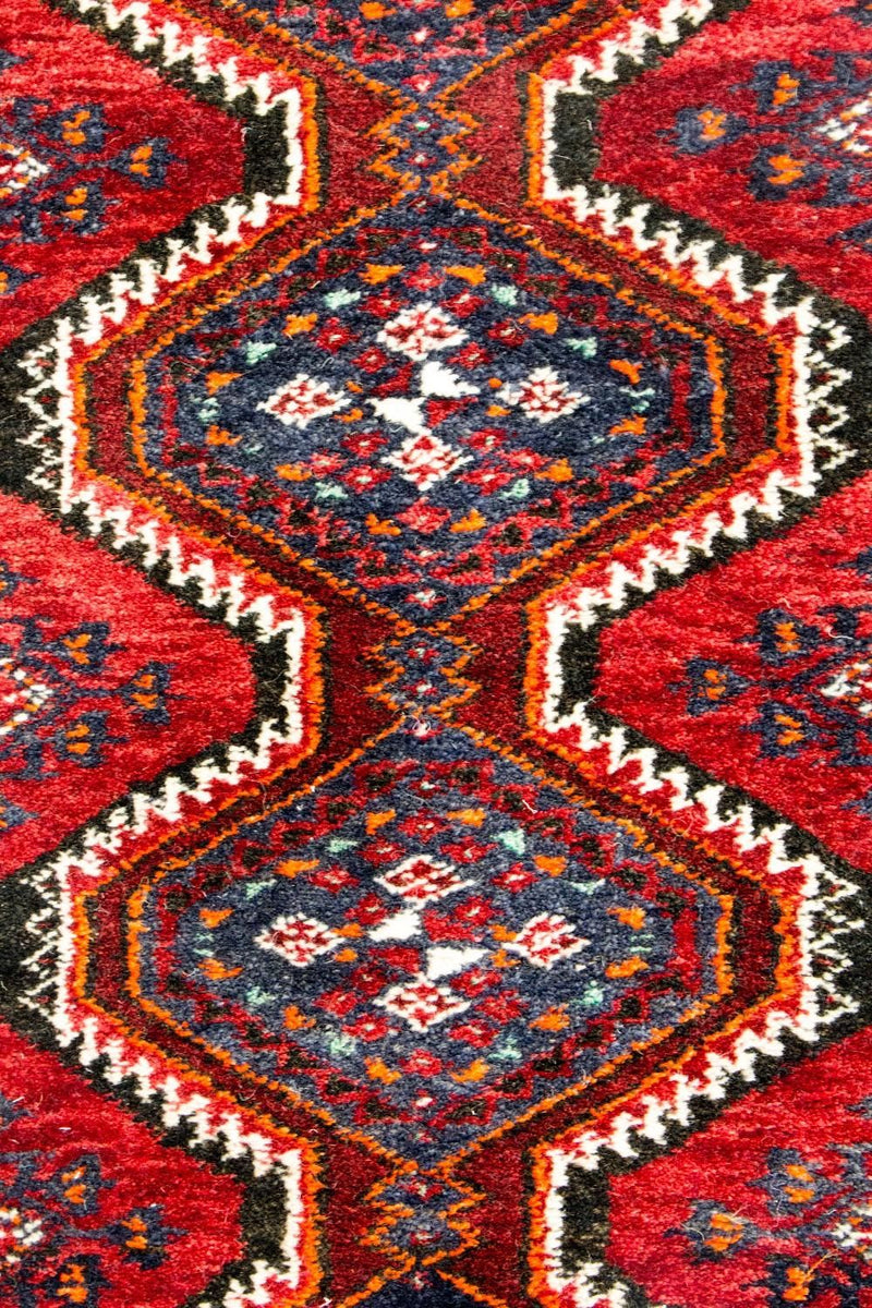 Alfombra de pasillo Alfombra persa - Nómada - 197 x 52 cm - rojo