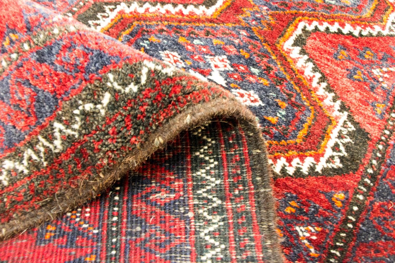Alfombra de pasillo Alfombra persa - Nómada - 197 x 52 cm - rojo