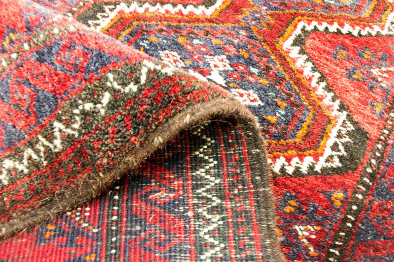 Alfombra de pasillo Alfombra persa - Nómada - 197 x 52 cm - rojo