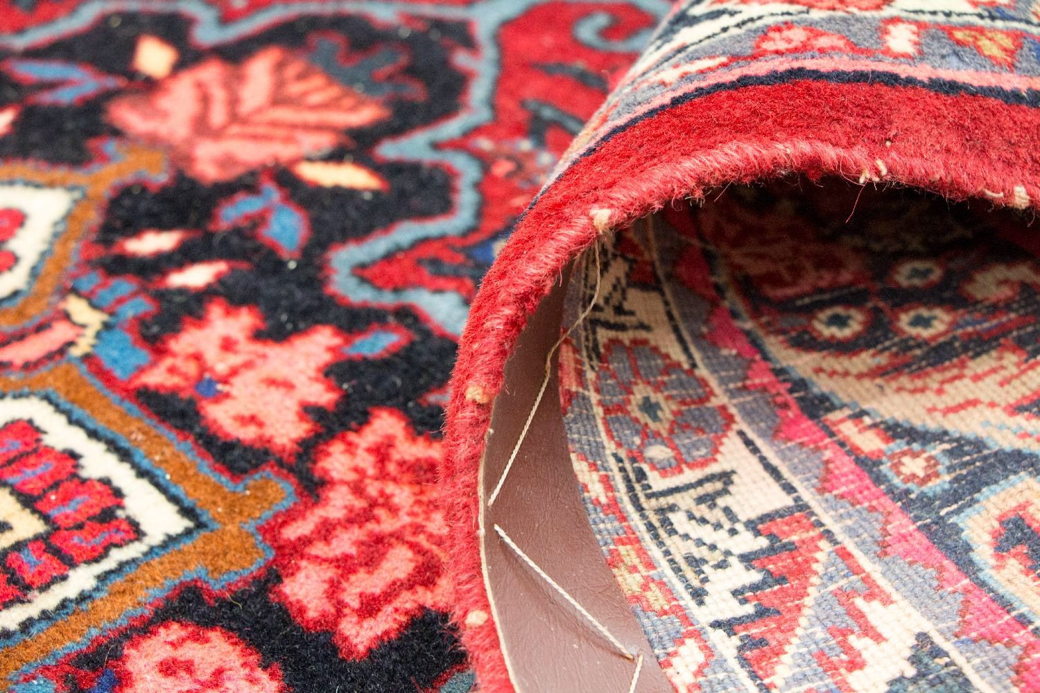 Alfombra persa - Bidjar - 314 x 220 cm - rojo
