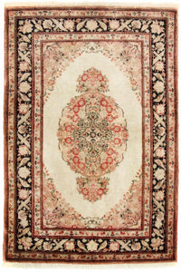 Alfombra de seda - Ghom Seda - Prima - 120 x 70 cm - beige