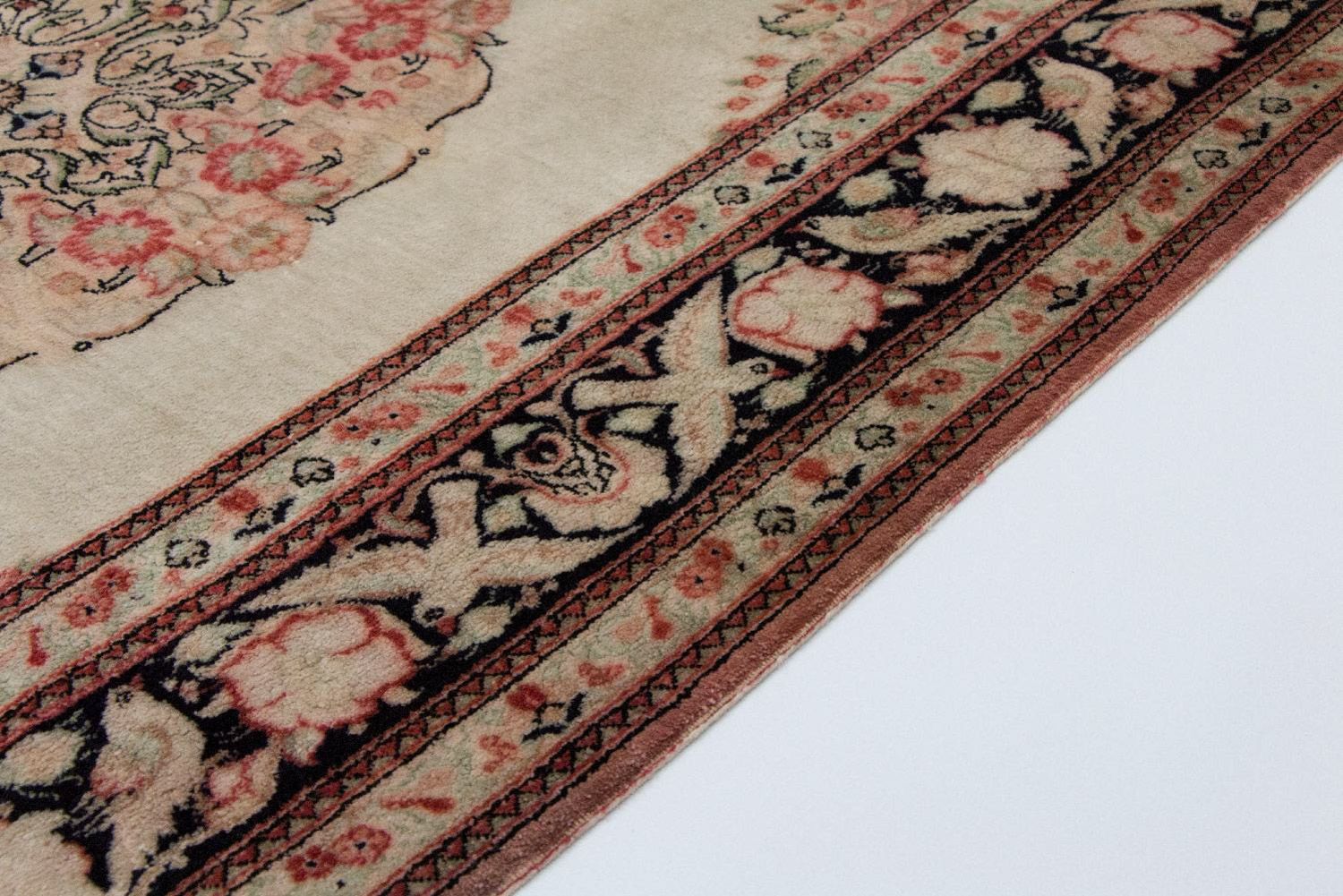 Alfombra de seda - Ghom Seda - Prima - 120 x 70 cm - beige