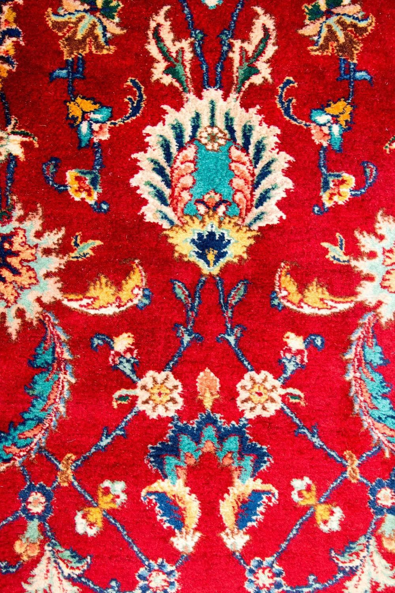 Alfombra persa - Tabriz - 410 x 212 cm - rojo