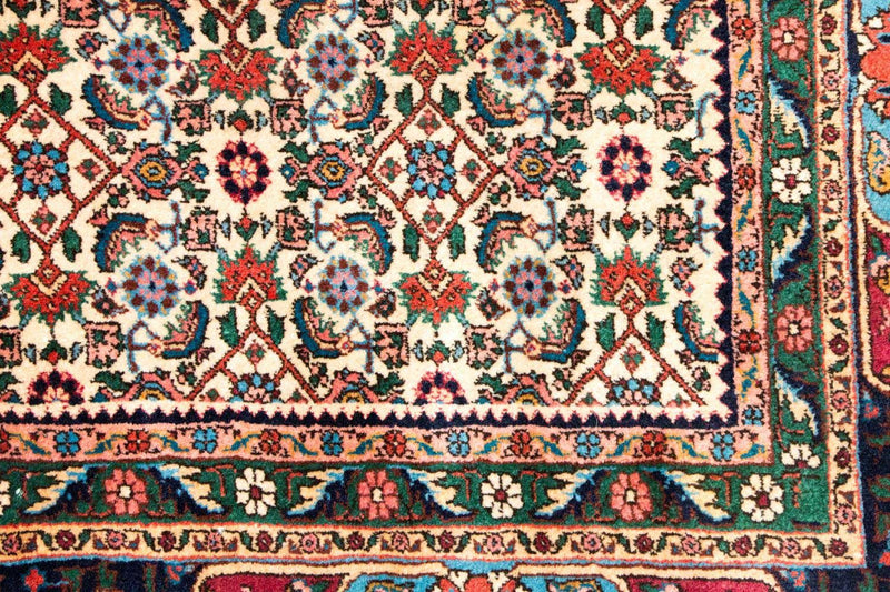 Alfombra persa - Bidjar - 315 x 223 cm - azul oscuro