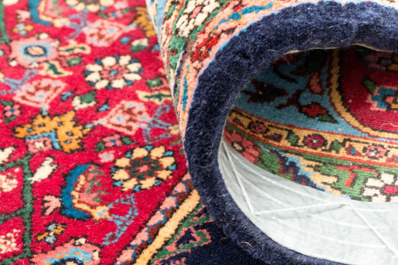 Alfombra persa - Bidjar - 315 x 223 cm - azul oscuro