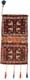 Alfombra persa - Nómada - 123 x 68 cm - multicolor