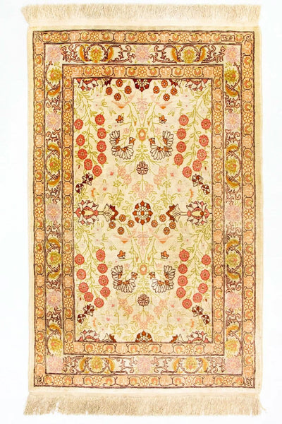 Hereke seda Alfombra 64x100cm - Alfombra oriental