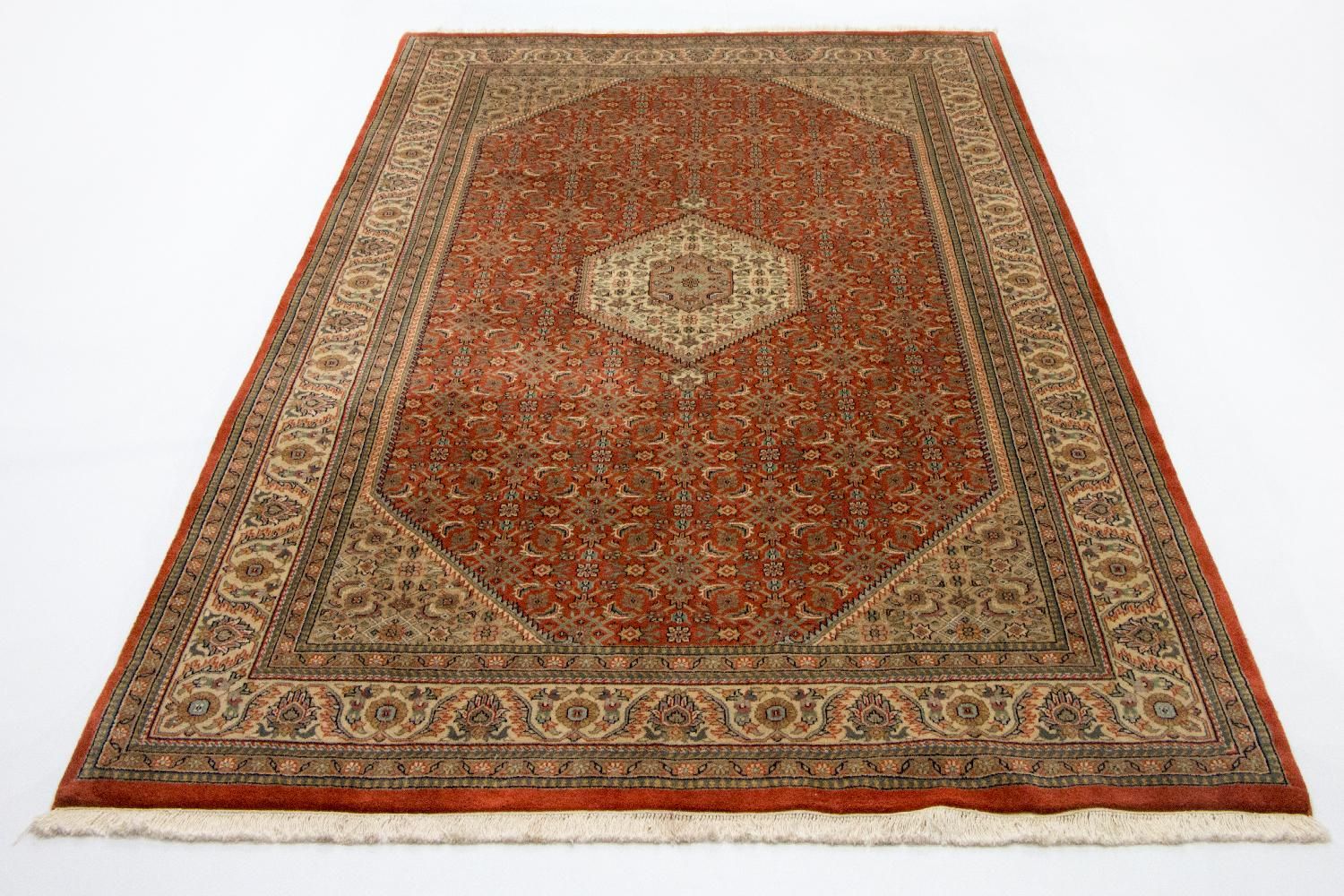 Alfombra persa - Bidjar - 300 x 200 cm - naranja
