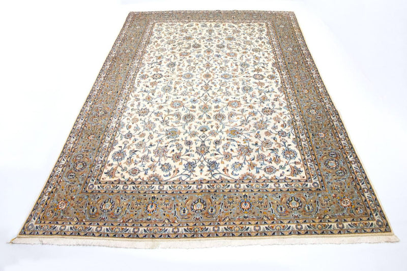 Alfombra persa - Keshan - 413 x 307 cm - beige