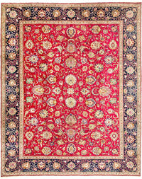 Alfombra persa - Tabriz - 381 x 305 cm - rojo