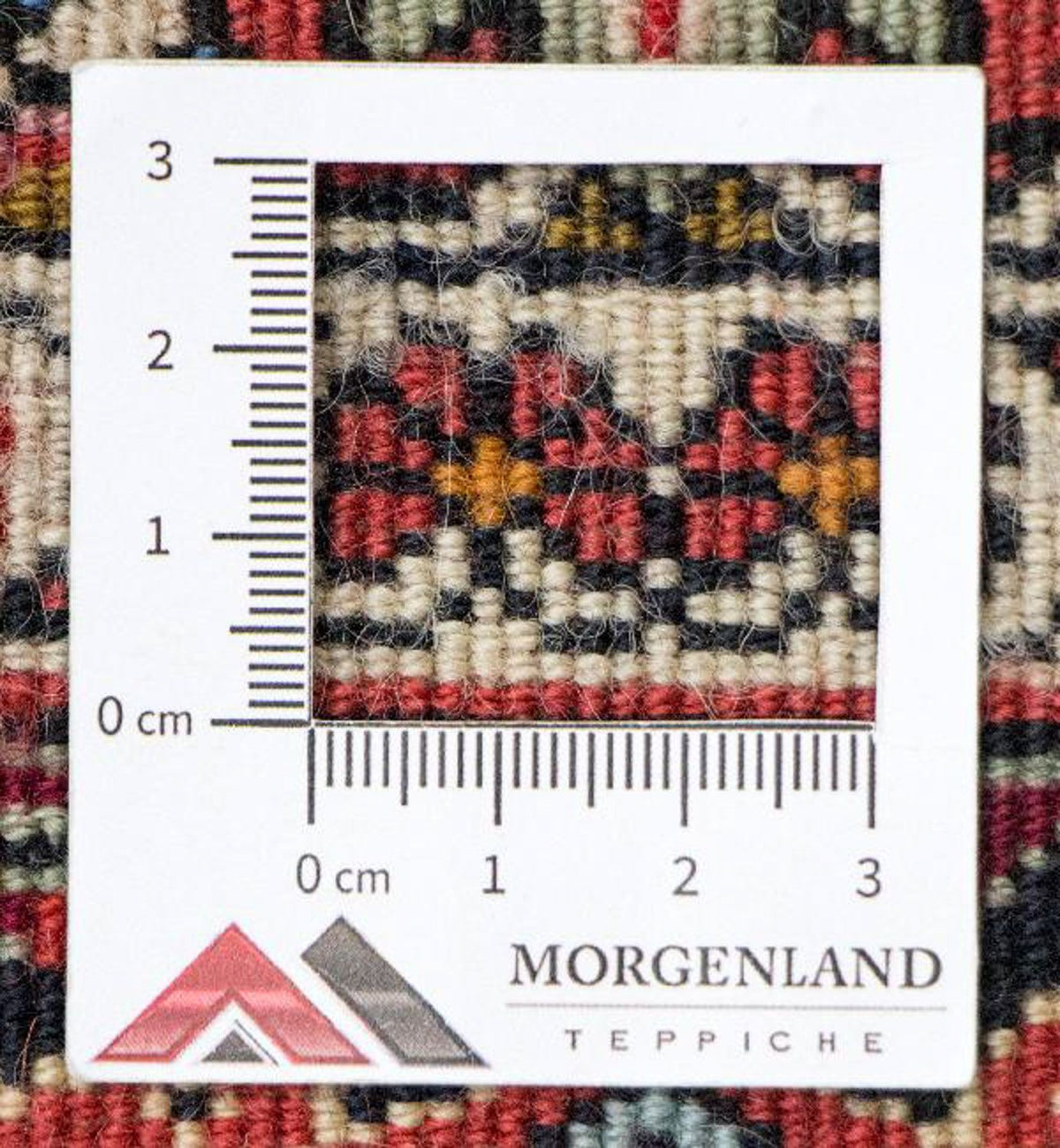 Alfombra de pasillo Alfombra persa - Bidjar - 397 x 89 cm - rojo