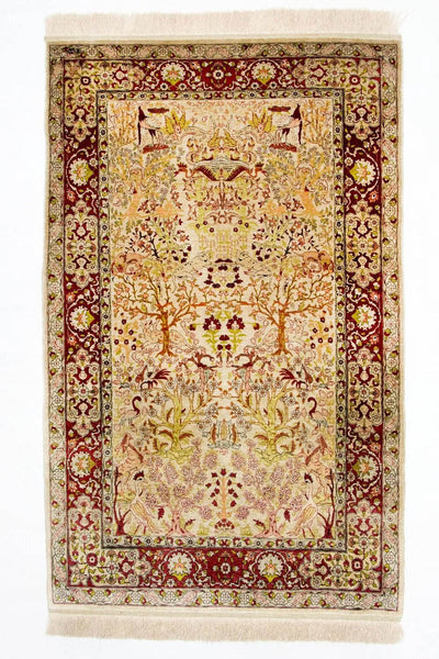 Hereke seda Alfombra 92x150cm - Alfombra oriental
