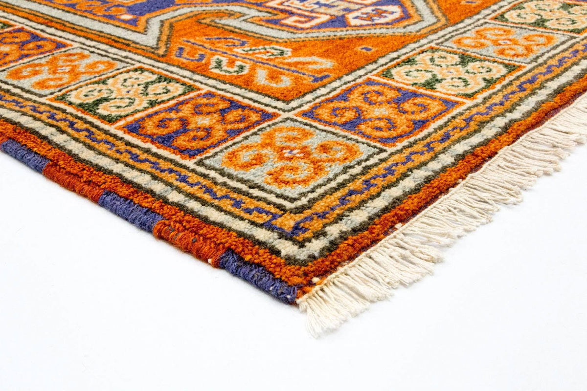 Alfombra oriental - 151 x 95 cm - naranja